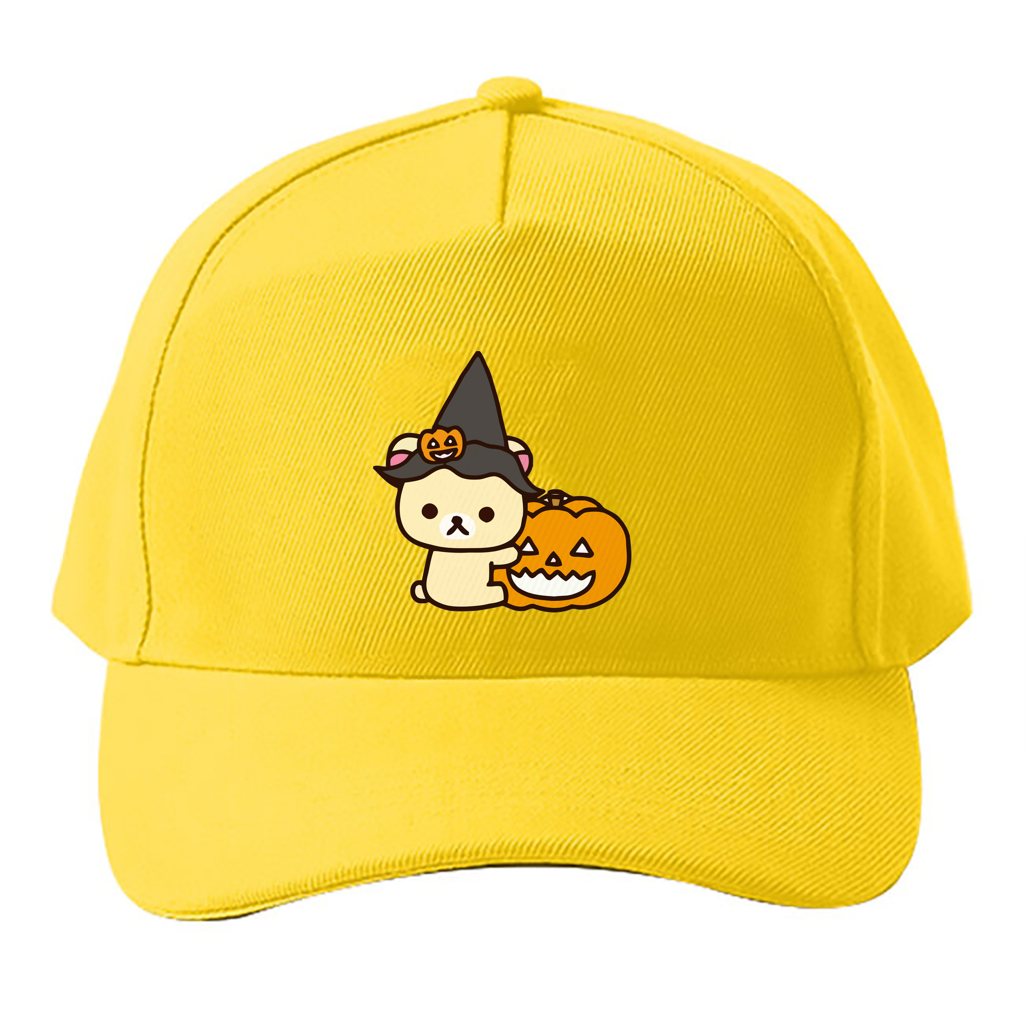 （画像用） リラックマ リラックマ キイロイトリ Rilakkuma Korilakkuma Kiiroitori ベースボールキャップ 綿100％ 男女兼用 帽子 スポーツ